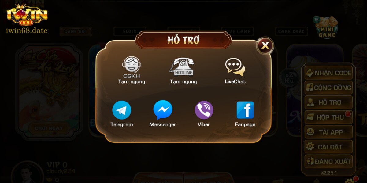 Liên hệ để được hỗ trợ nếu có lỗi trong quá trình nạp/rút