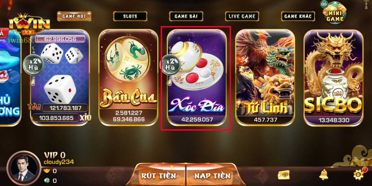 Xóc đĩa là tựa game giải trí hấp dẫn người chơi