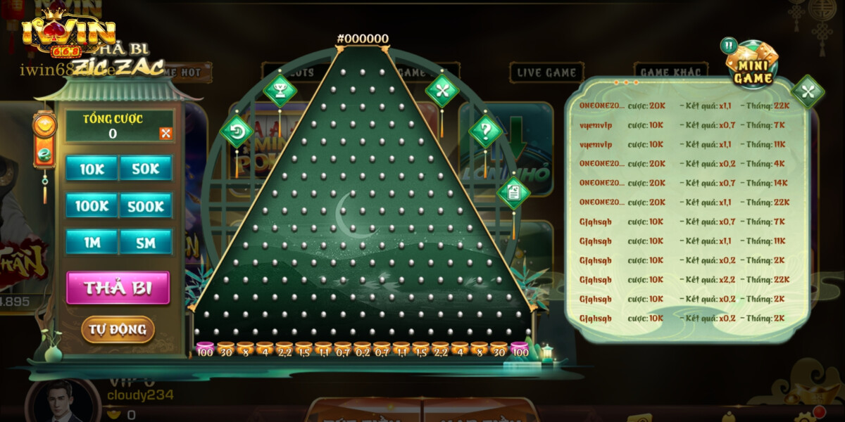 Zic Zac cung cấp các tính năng đa dạng cho người chơi